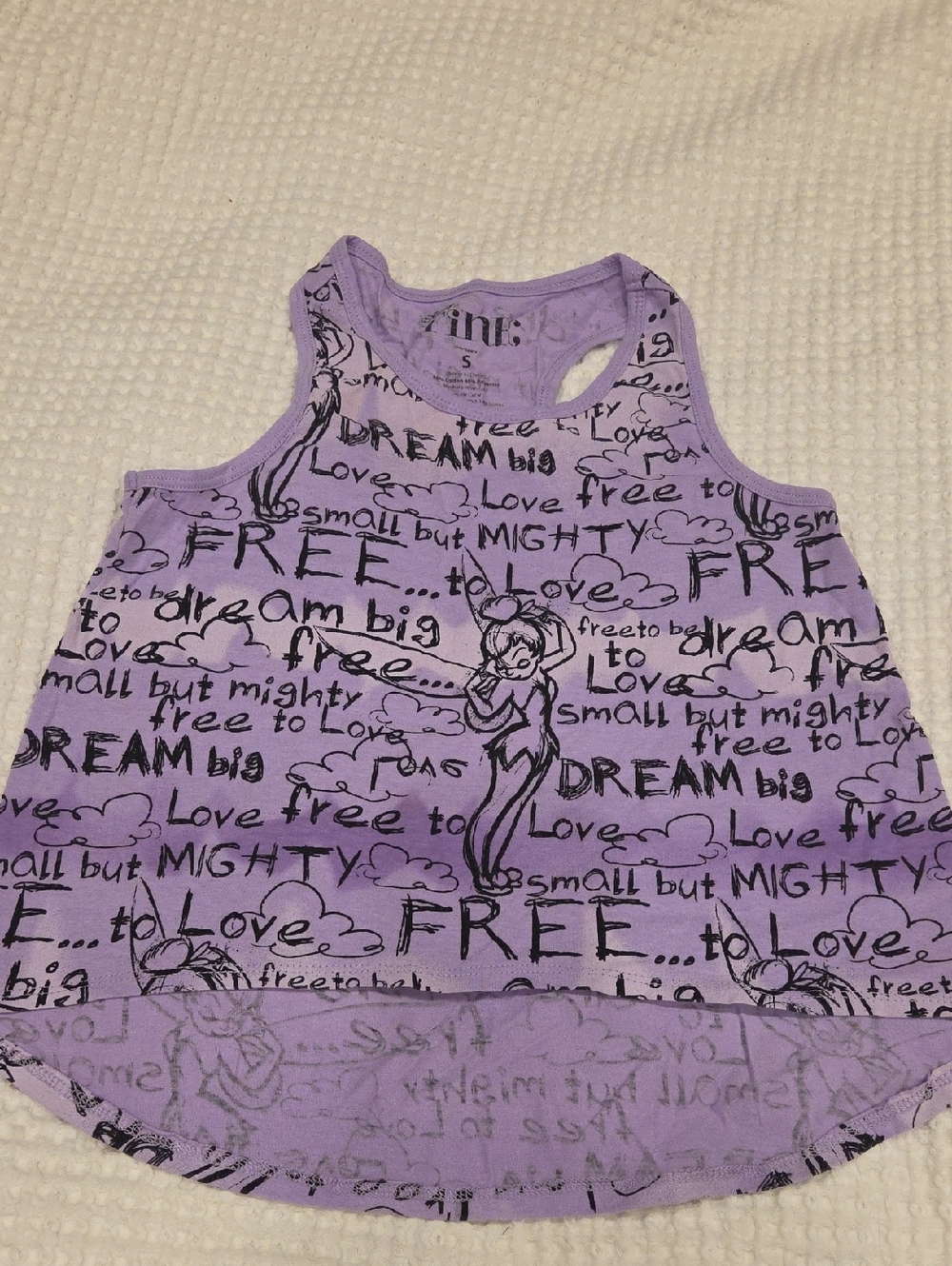 Disney Tink Tank Top Size S